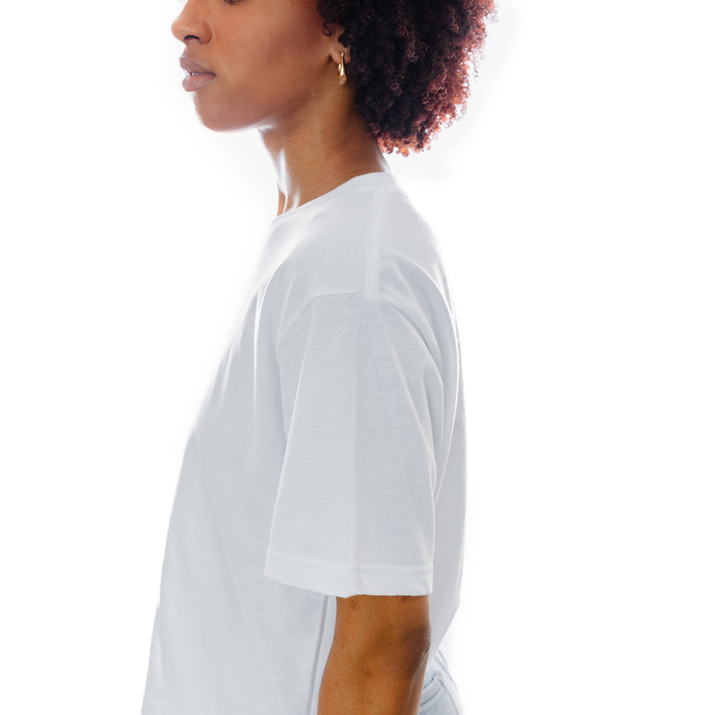 LOUISIANA RAGIN' CAJUNS KEEP PLAYING BOXY FIT WOMEN'S CROP TEE