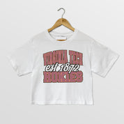 VIRGINIA TECH HOKIES DEEP ROOTS BOXY FIT WOMEN'S CROPPED TEE