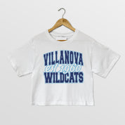 VILLANOVA WILDCATS DEEP ROOTS BOXY FIT WOMEN'S CROPPED TEE