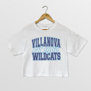 VILLANOVA WILDCATS DEEP ROOTS BOXY FIT WOMEN'S CROPPED TEE