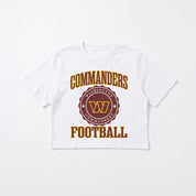 WASHINGTON COMMANDERS RETRO PLAY BOXY FIT CROPPED TEE