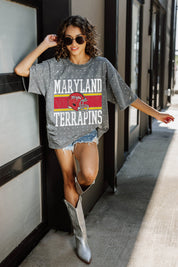 MARYLAND TERRAPINS ON THE BALL MINI RHINESTONE SHORT SLEEVE CLASSIC TEE