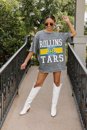 ROLLINS COLLEGE TARS ON THE BALL MINI RHINESTONE SHORT SLEEVE CLASSIC TEE