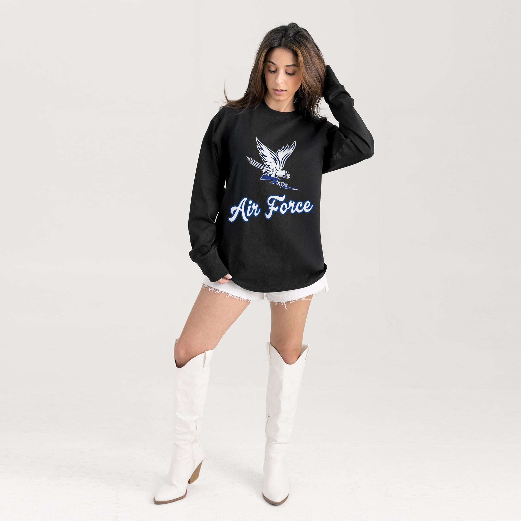 AIR FORCE FALCONS HONOR ROLL ESSENTIAL RELAXED FIT LONG SLEEVE TEE