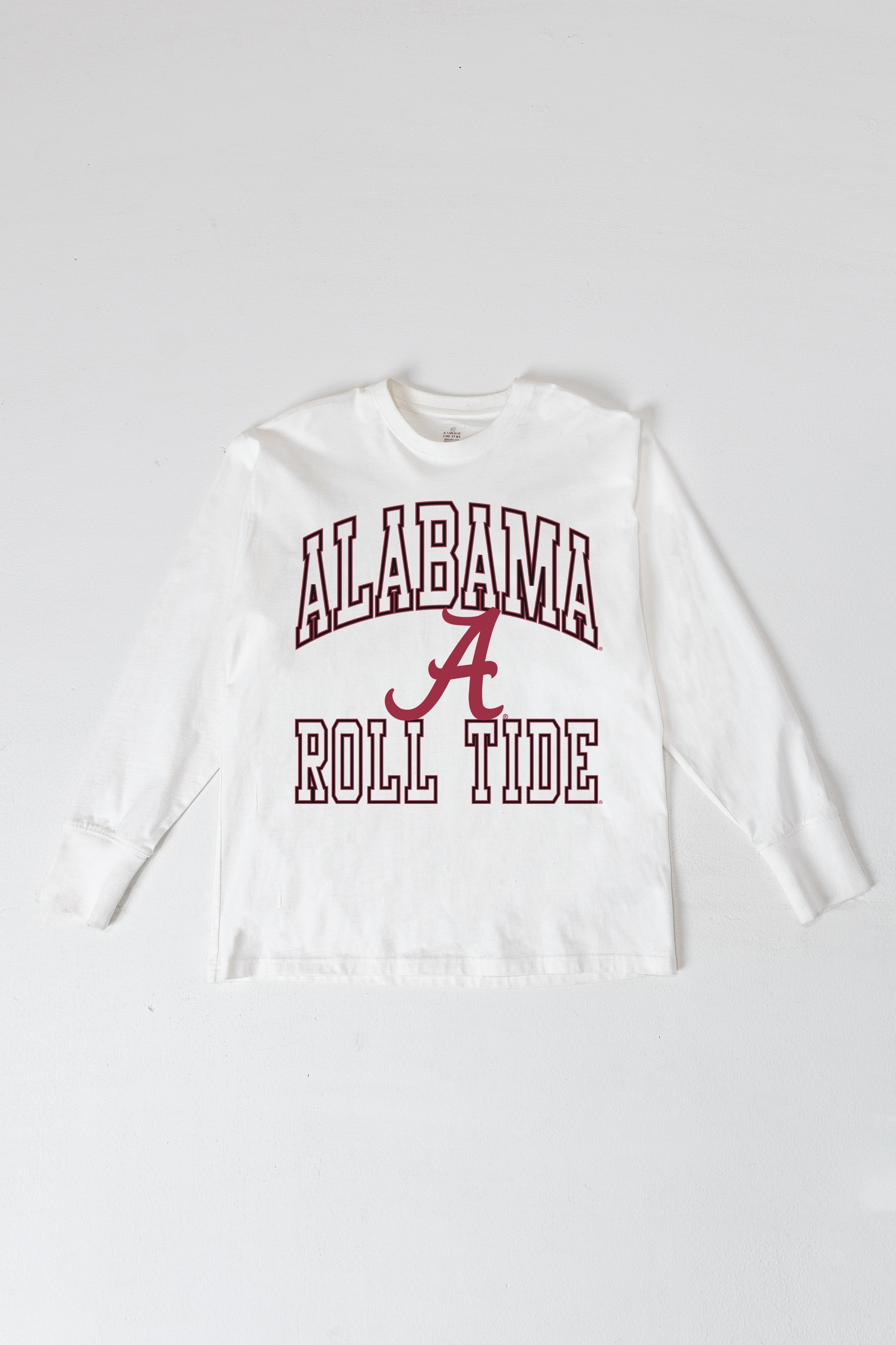ALABAMA CRIMSON TIDE MIND GAMES OVERSIZED MIDWEIGHT LONG SLEEVE TEE