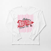 ALABAMA CRIMSON TIDE RALLY STRIPE ESSENTIAL RELAXED FIT LONG SLEEVE TEE