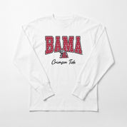 ALABAMA CRIMSON TIDE SWEET SPOT ESSENTIAL RELAXED FIT LONG SLEEVE TEE