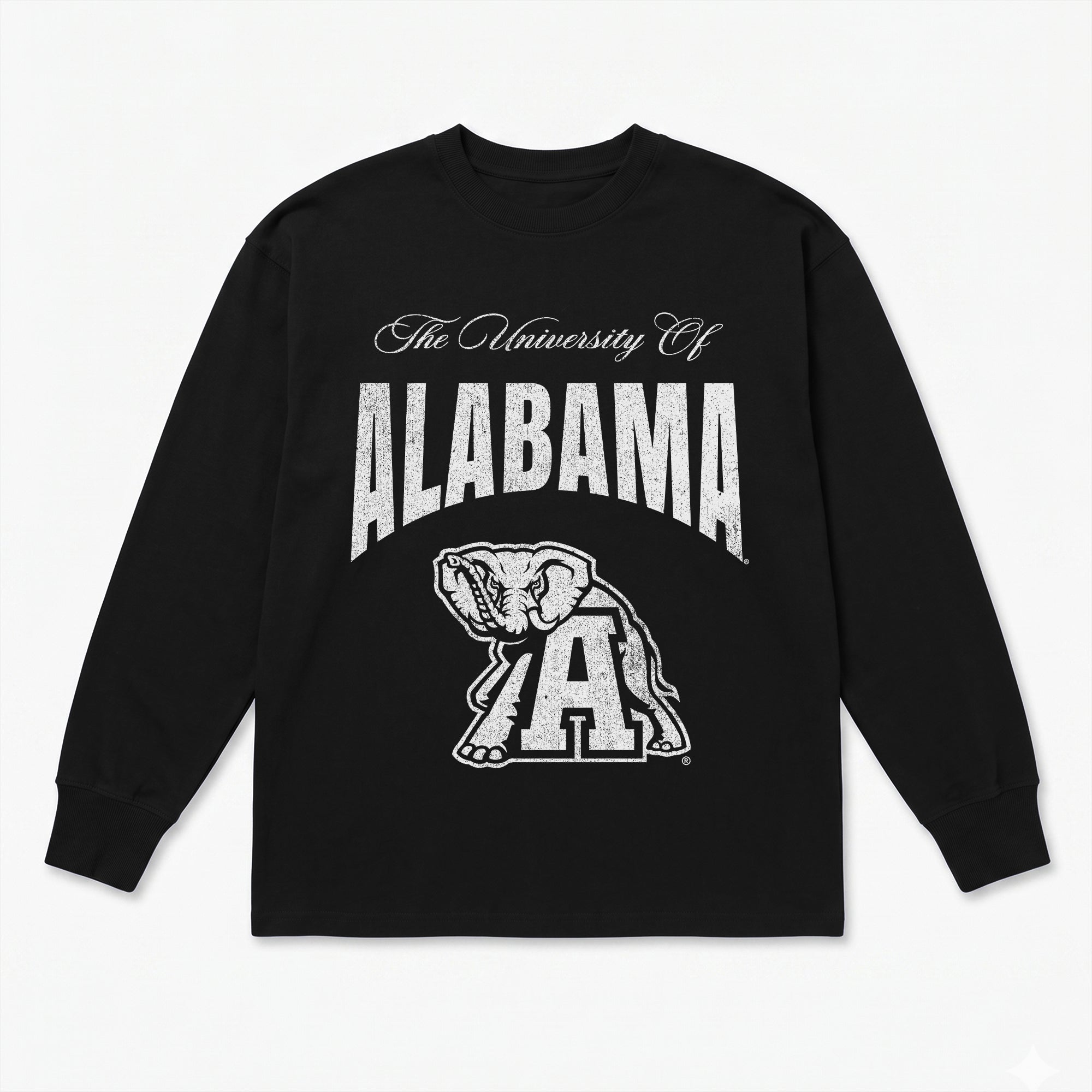 ALABAMA CRIMSON TIDE BOLD AMBITION ESSENTIAL RELAXED FIT LONG SLEEVE TEE