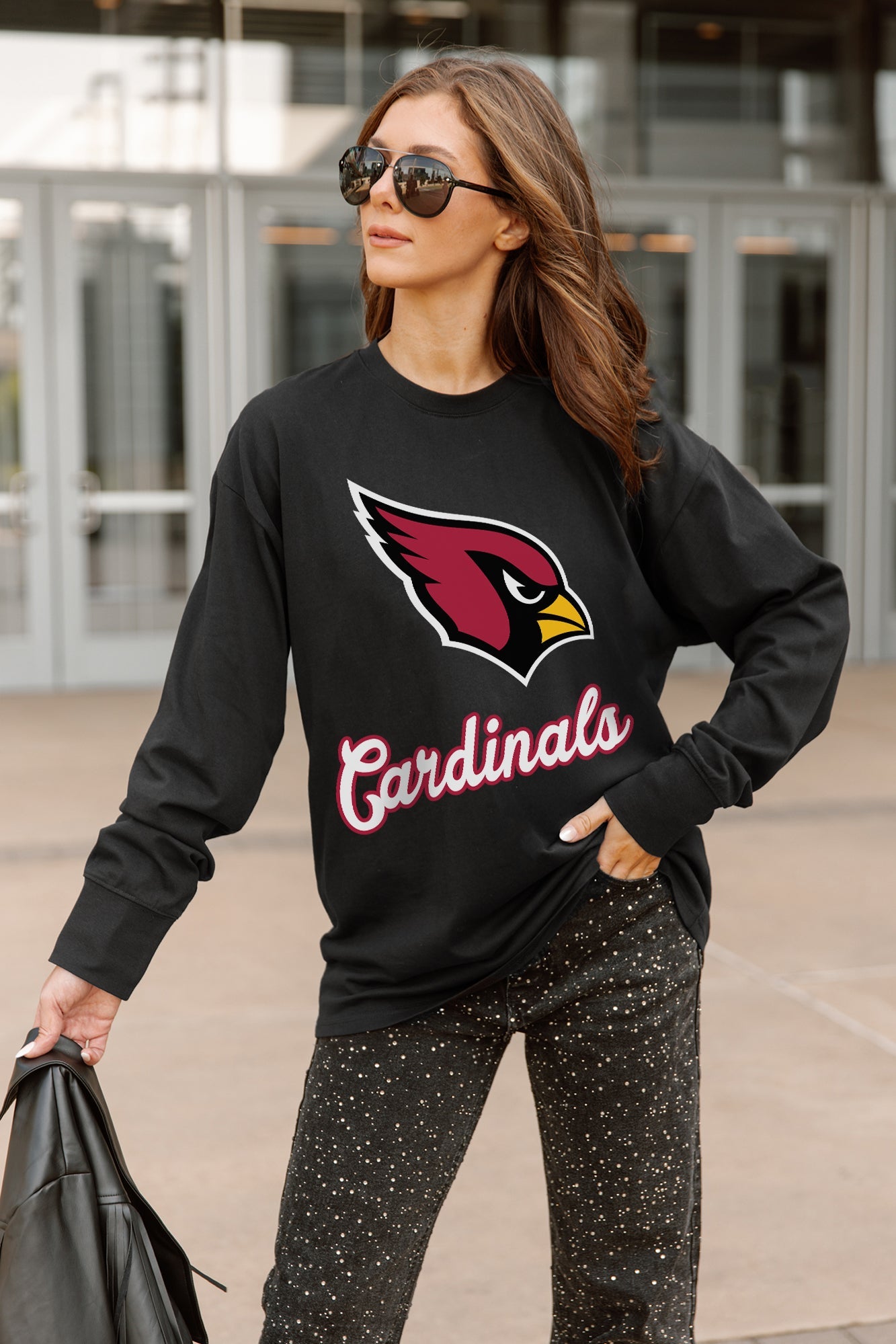 ARIZONA CARDINALS HONOR ROLL ESSENTIAL RELAXED FIT LONG SLEEVE TEE