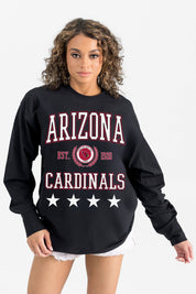 ARIZONA CARDINALS EVERYDAY STAR ESSENTIAL RELAXED FIT LONG SLEEVE TEE