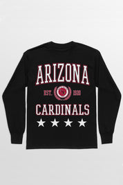 ARIZONA CARDINALS EVERYDAY STAR ESSENTIAL RELAXED FIT LONG SLEEVE TEE