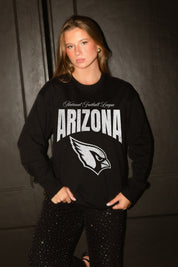 ARIZONA CARDINALS BOLD AMBITION OVERSIZED LONG SLEEVE TEE