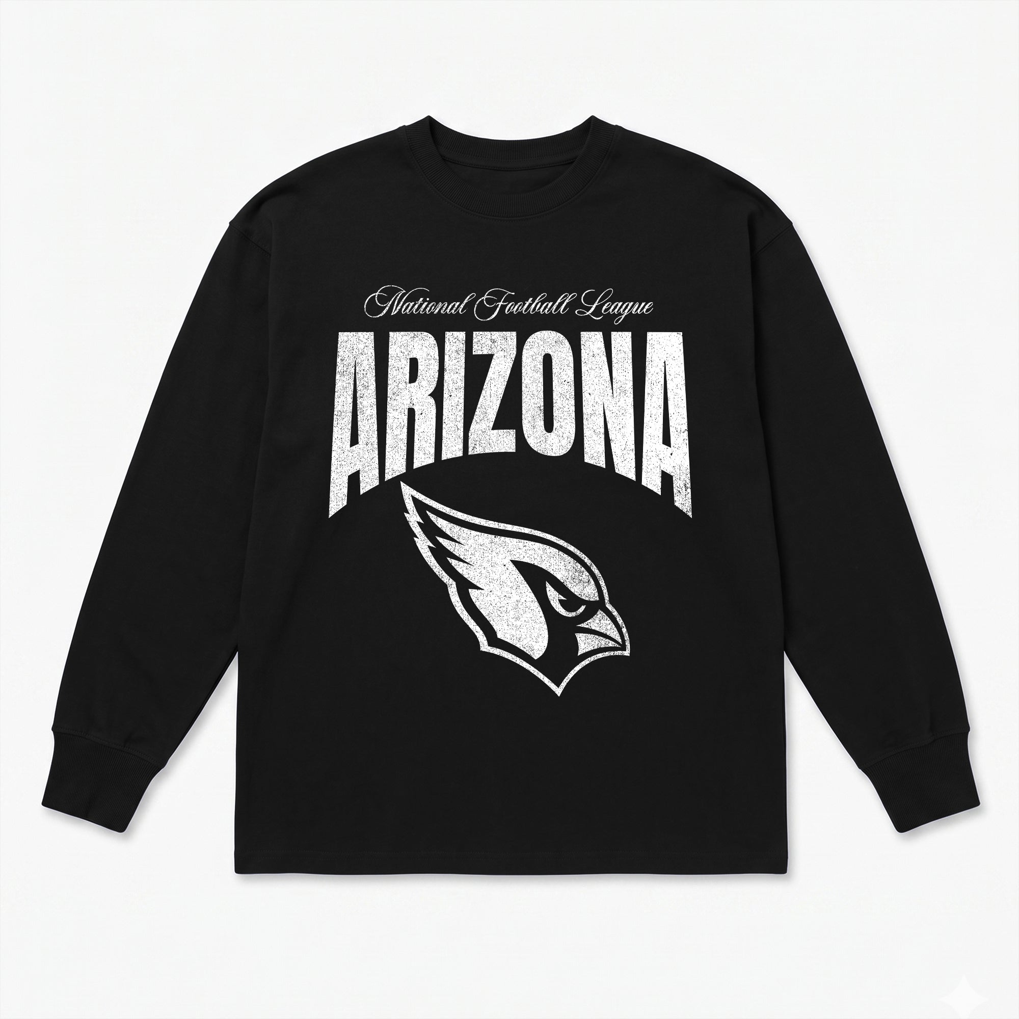 ARIZONA CARDINALS BOLD AMBITION OVERSIZED LONG SLEEVE TEE