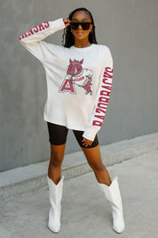 ARKANSAS RAZORBACKS GAME PLAN OVERSIZED LONG SLEEVE TEE
