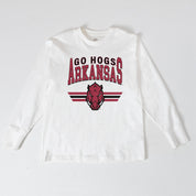 ARKANSAS RAZORBACKS SWIFT STRIKE ESSENTIAL RELAXED FIT LONG SLEEVE TEE