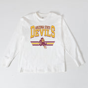 ARIZONA STATE SUN DEVILS SWIFT STRIKE ESSENTIAL RELAXED FIT LONG SLEEVE TEE