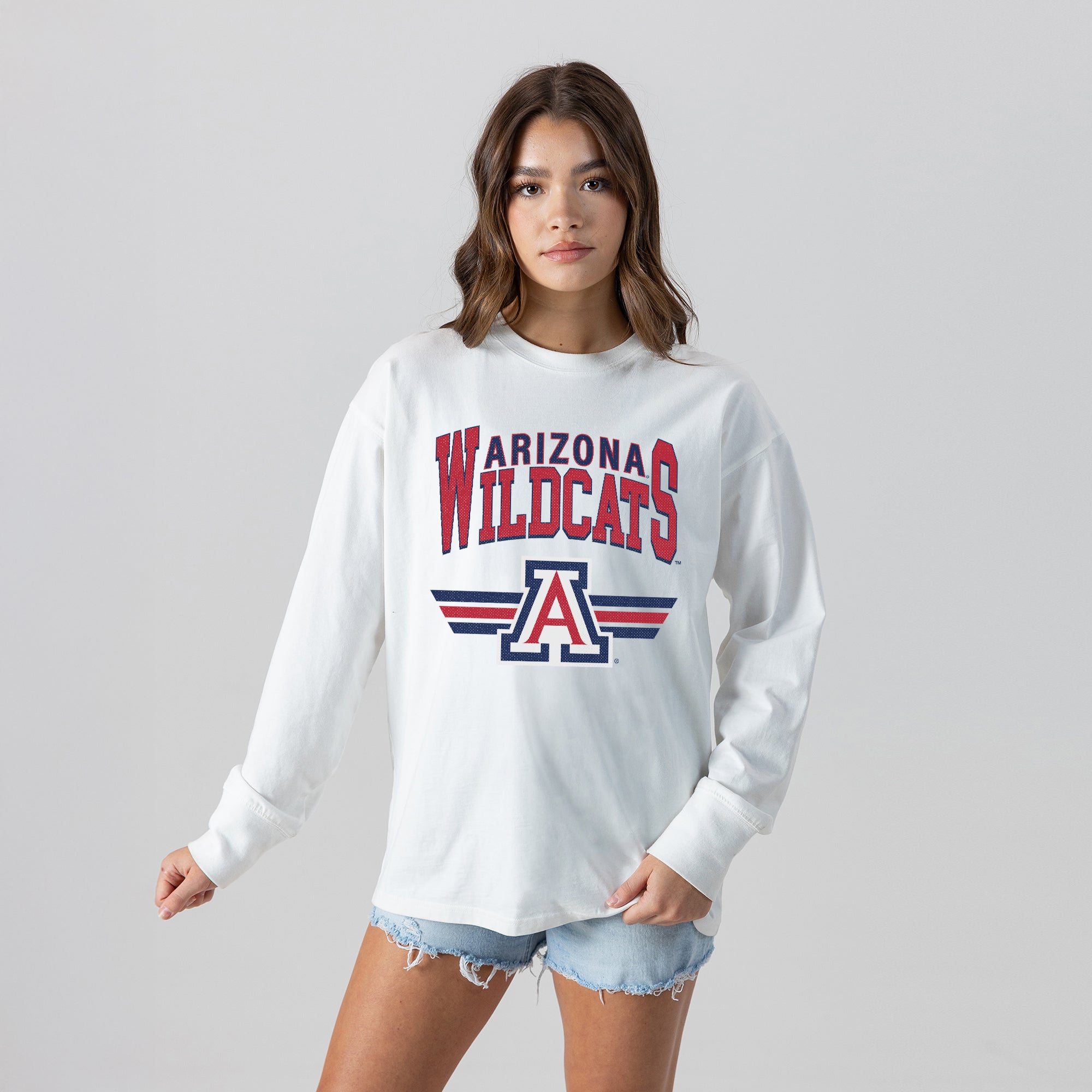 ARIZONA WILDCATS SWIFT STRIKE ESSENTIAL RELAXED FIT LONG SLEEVE TEE