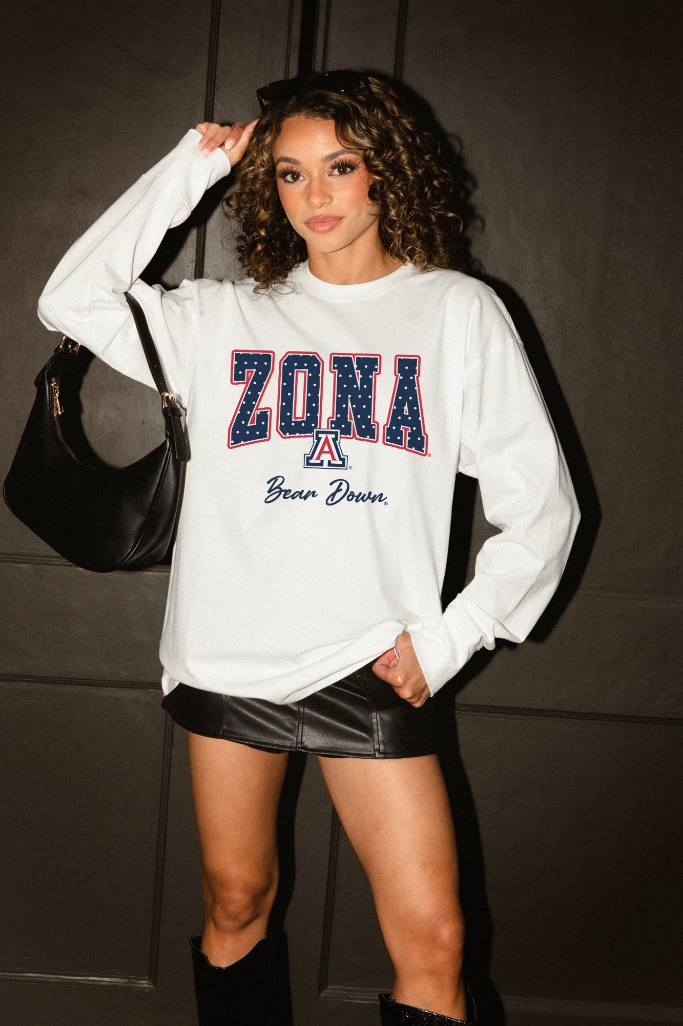 ARIZONA WILDCATS SWEET SPOT ESSENTIAL RELAXED FIT LONG SLEEVE TEE