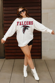 ATLANTA FALCONS BIG GOALS OVERSIZED MIDWEIGHT LONG SLEEVE TEE