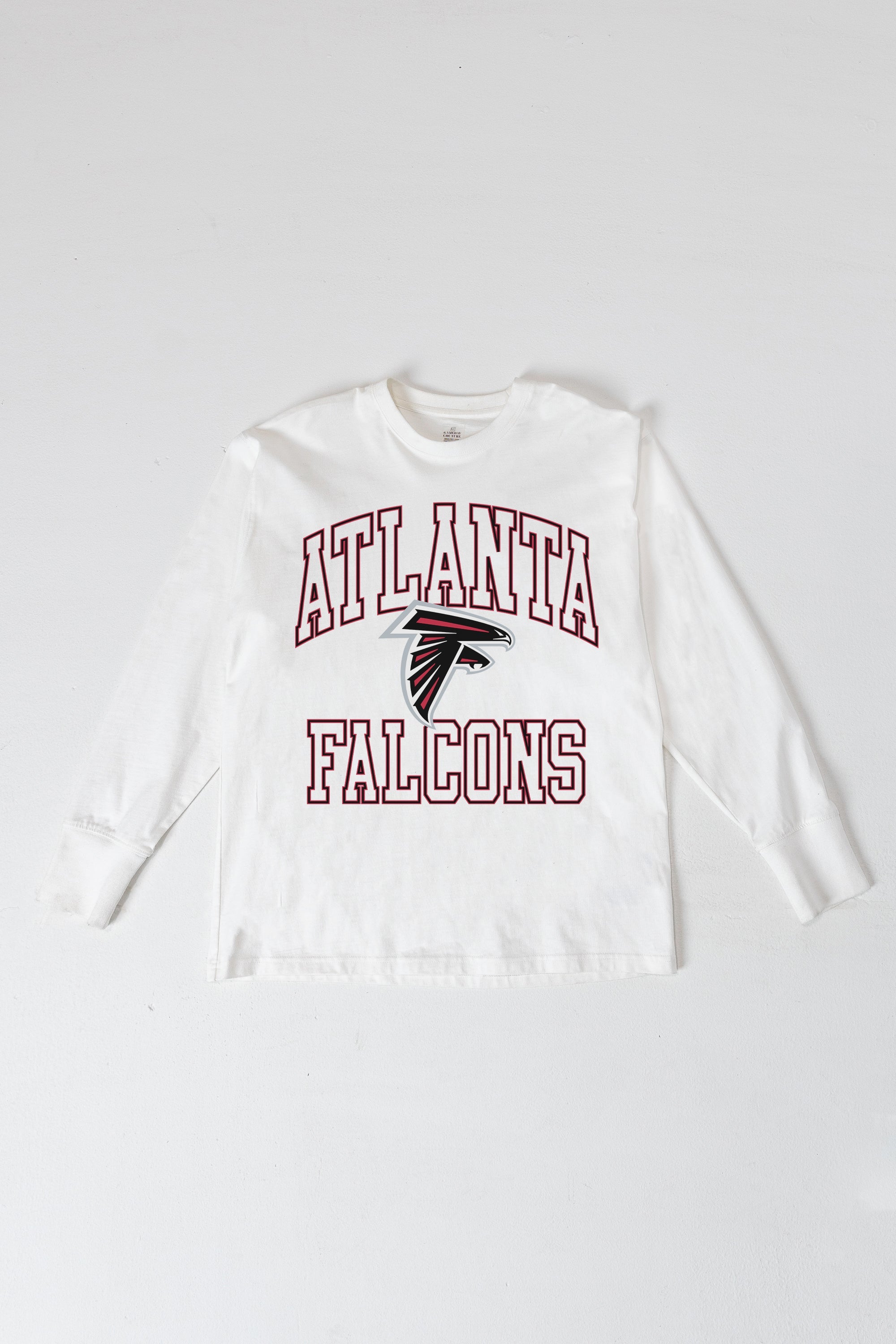 ATLANTA FALCONS MIND GAMES OVERSIZED MIDWEIGHT LONG SLEEVE TEE
