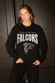 ATLANTA FALCONS BOLD AMBITION OVERSIZED LONG SLEEVE TEE