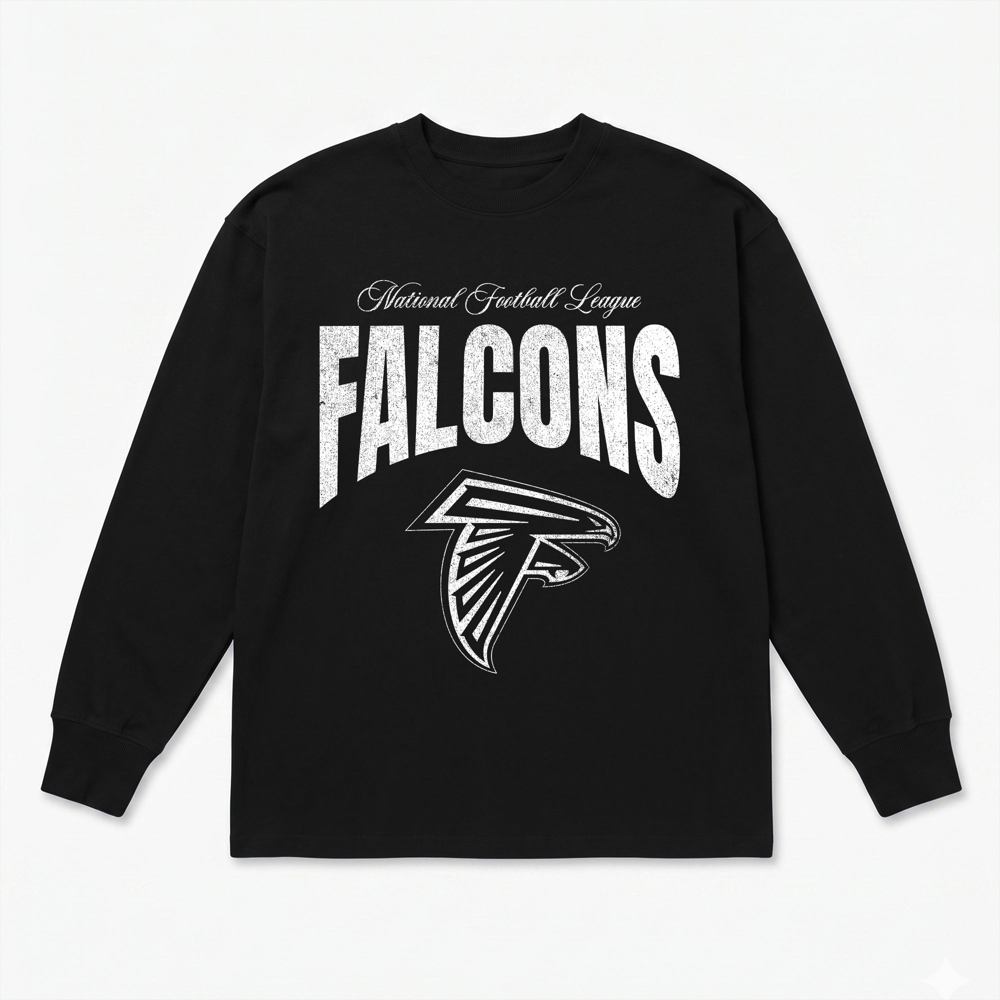 ATLANTA FALCONS BOLD AMBITION OVERSIZED LONG SLEEVE TEE