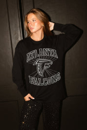 ATLANTA FALCONS SPOTLIGHT OVERSIZED LONG SLEEVE TEE