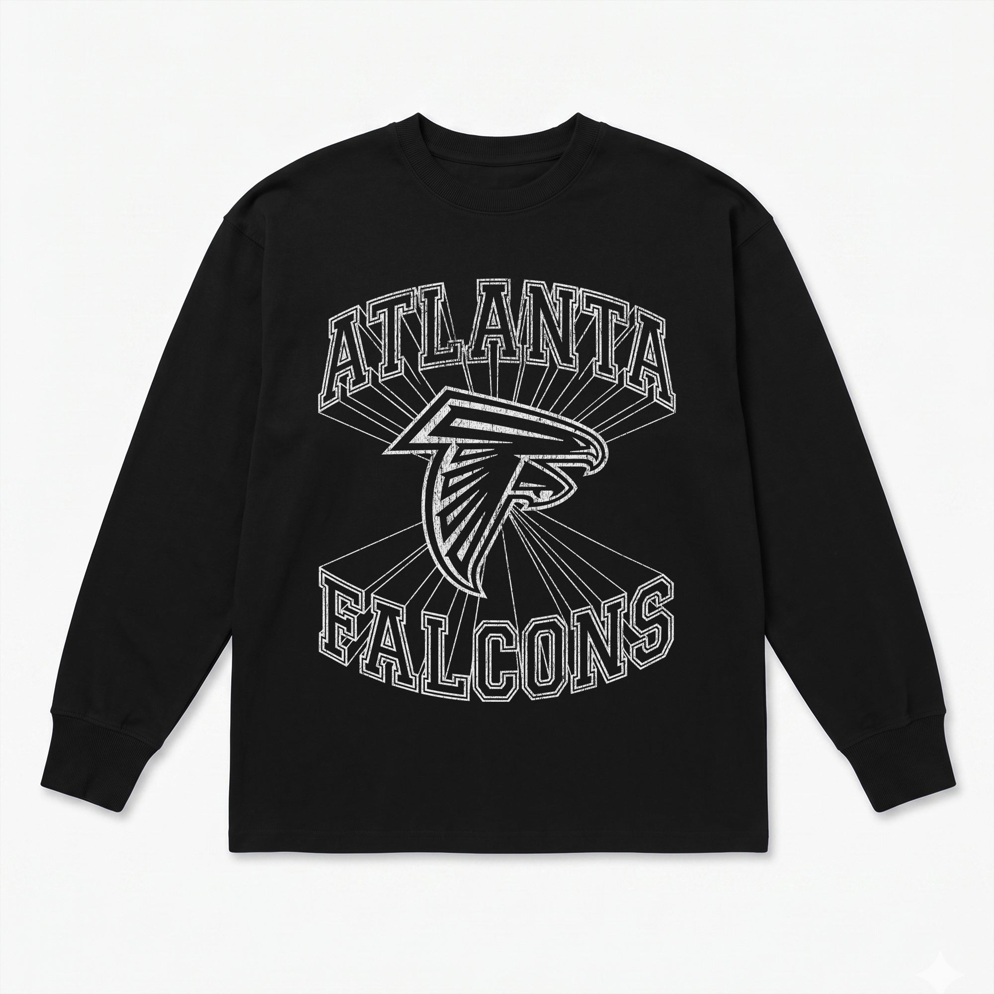 ATLANTA FALCONS SPOTLIGHT OVERSIZED LONG SLEEVE TEE