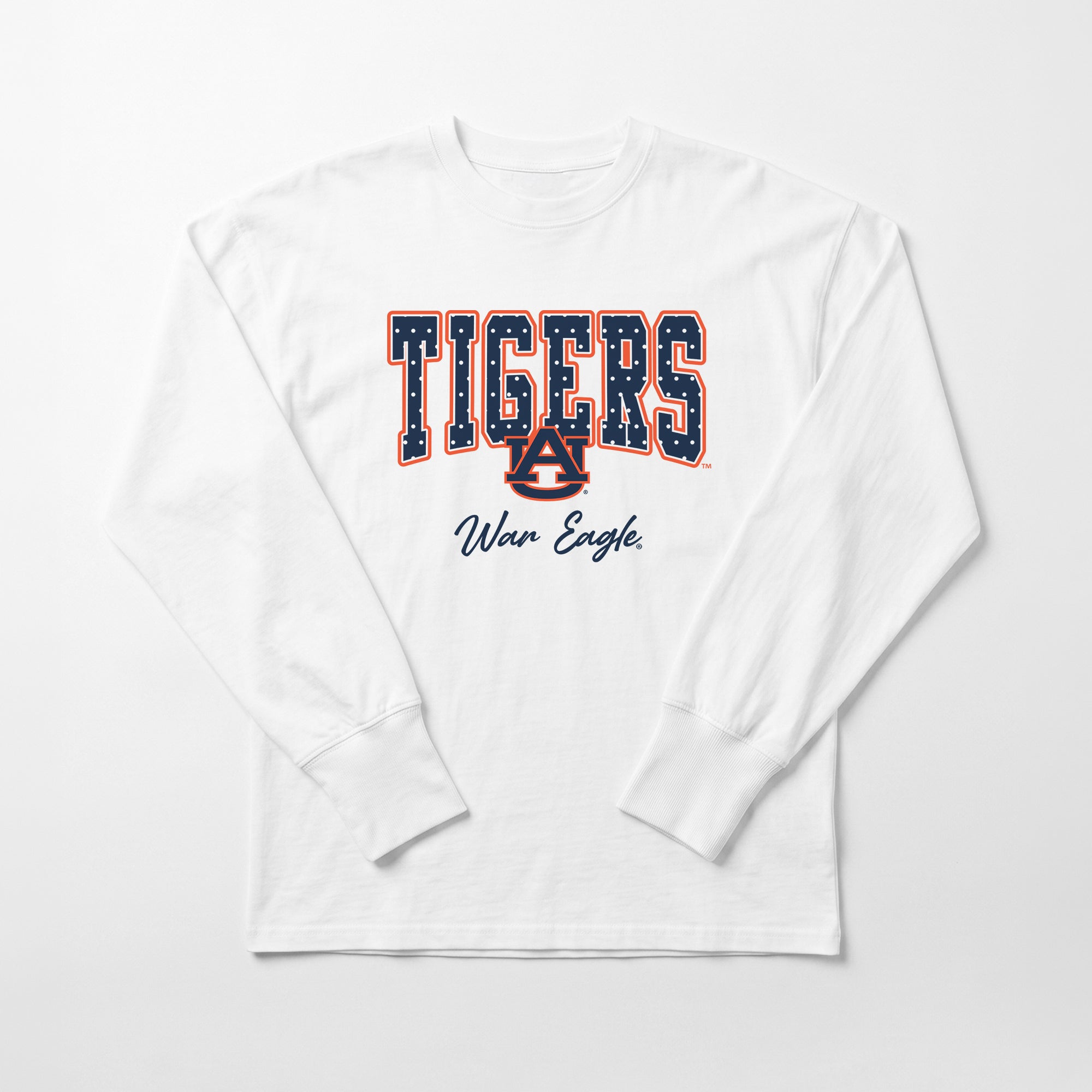 AUBURN TIGERS SWEET SPOT ESSENTIAL RELAXED FIT LONG SLEEVE TEE