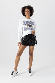 BALTIMORE RAVENS MIND GAMES OVERSIZED MIDWEIGHT LONG SLEEVE TEE
