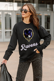 BALTIMORE RAVENS HONOR ROLL ESSENTIAL RELAXED FIT LONG SLEEVE TEE