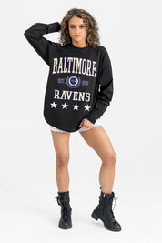 BALTIMORE RAVENS EVERYDAY STAR ESSENTIAL RELAXED FIT LONG SLEEVE TEE