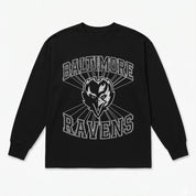 BALTIMORE RAVENS SPOTLIGHT OVERSIZED LONG SLEEVE TEE