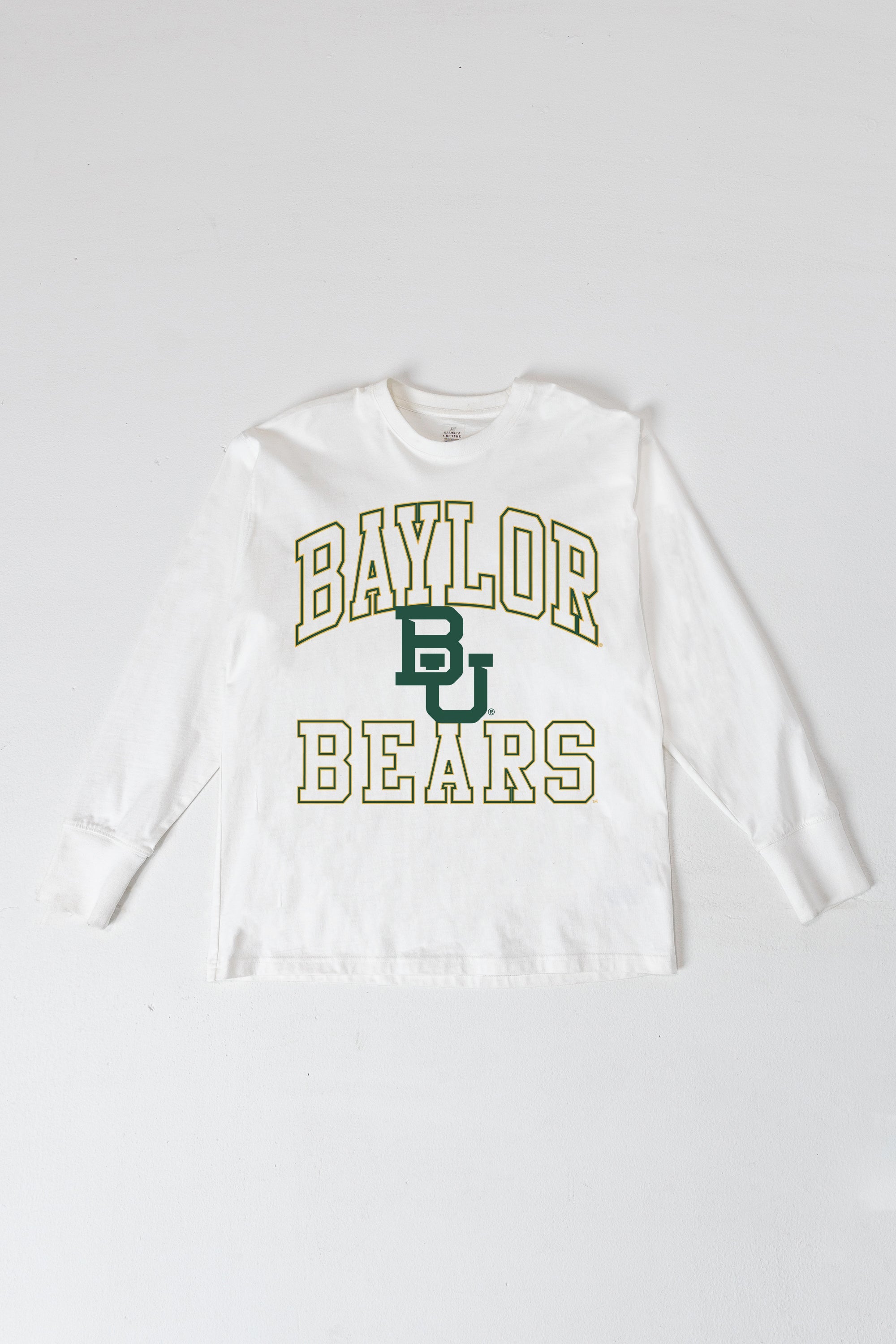 BAYLOR BEARS MIND GAMES OVERSIZED MIDWEIGHT LONG SLEEVE TEE