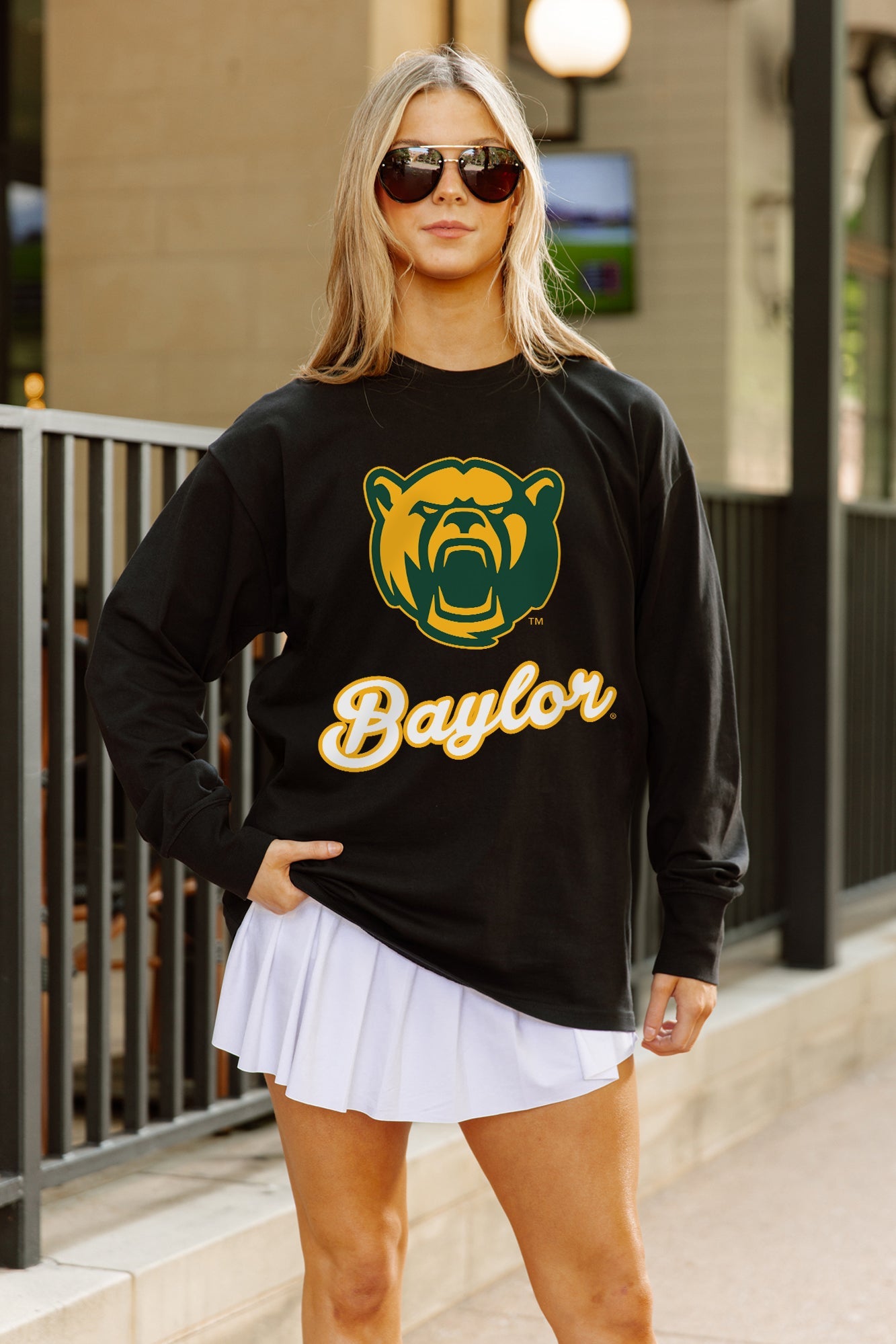 BAYLOR BEARS HONOR ROLL ESSENTIAL RELAXED FIT LONG SLEEVE TEE