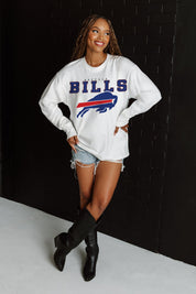 BUFFALO BILLS BIG GOALS OVERSIZED MIDWEIGHT LONG SLEEVE TEE