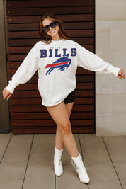 BUFFALO BILLS BIG GOALS OVERSIZED MIDWEIGHT LONG SLEEVE TEE