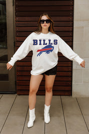 BUFFALO BILLS BIG GOALS OVERSIZED MIDWEIGHT LONG SLEEVE TEE