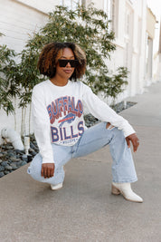 BUFFALO BILLS TIME OUT OVERSIZED MIDWEIGHT LONG SLEEVE TEE