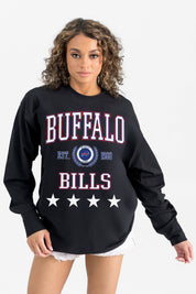 BUFFALO BILLS EVERYDAY STAR ESSENTIAL RELAXED FIT LONG SLEEVE TEE