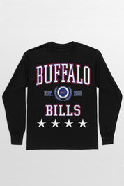 BUFFALO BILLS EVERYDAY STAR ESSENTIAL RELAXED FIT LONG SLEEVE TEE