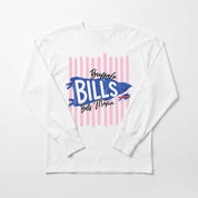 BUFFALO BILLS RALLY STRIPE OVERSIZED LONG SLEEVE TEE