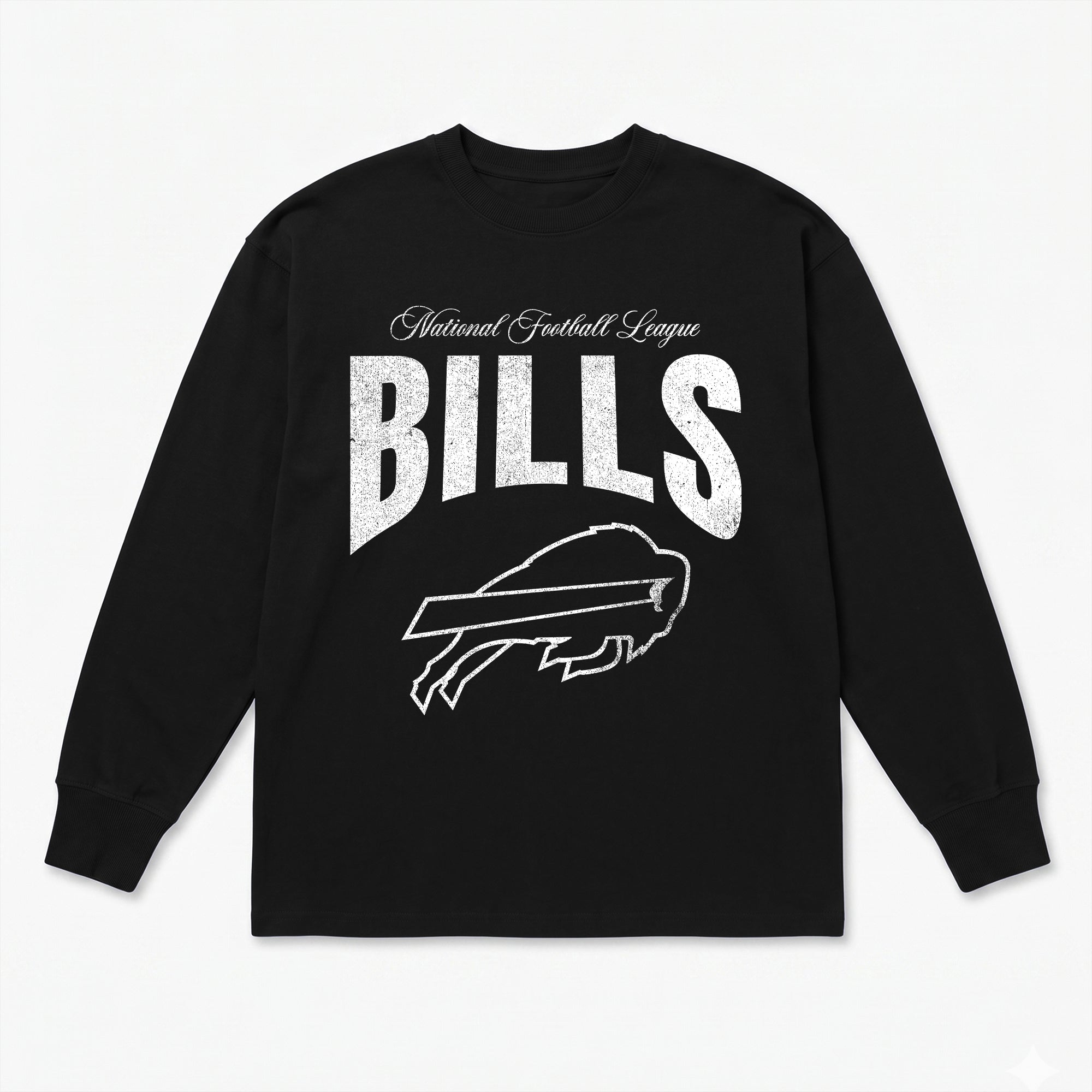 BUFFALO BILLS BOLD AMBITION OVERSIZED LONG SLEEVE TEE