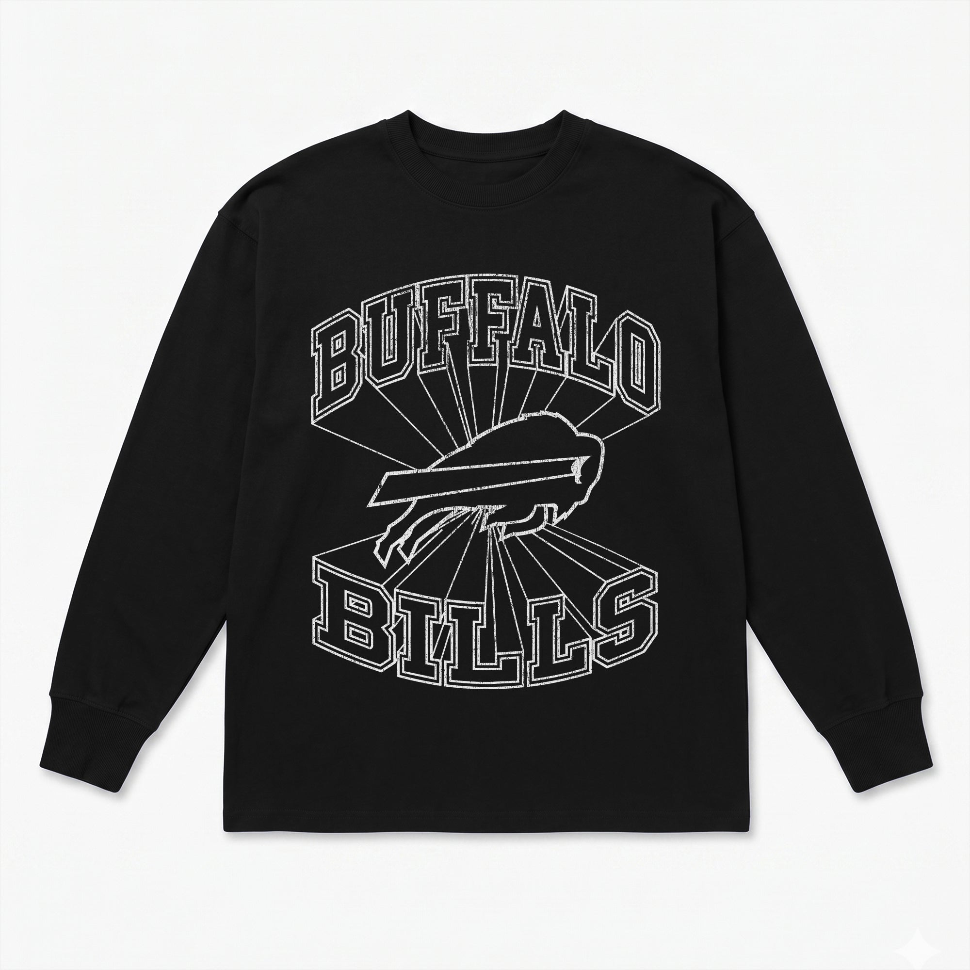 BUFFALO BILLS SPOTLIGHT OVERSIZED LONG SLEEVE TEE
