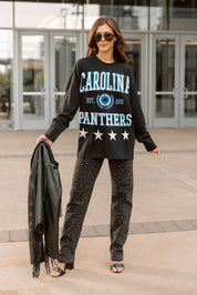 CAROLINA PANTHERS EVERYDAY STAR ESSENTIAL RELAXED FIT LONG SLEEVE TEE