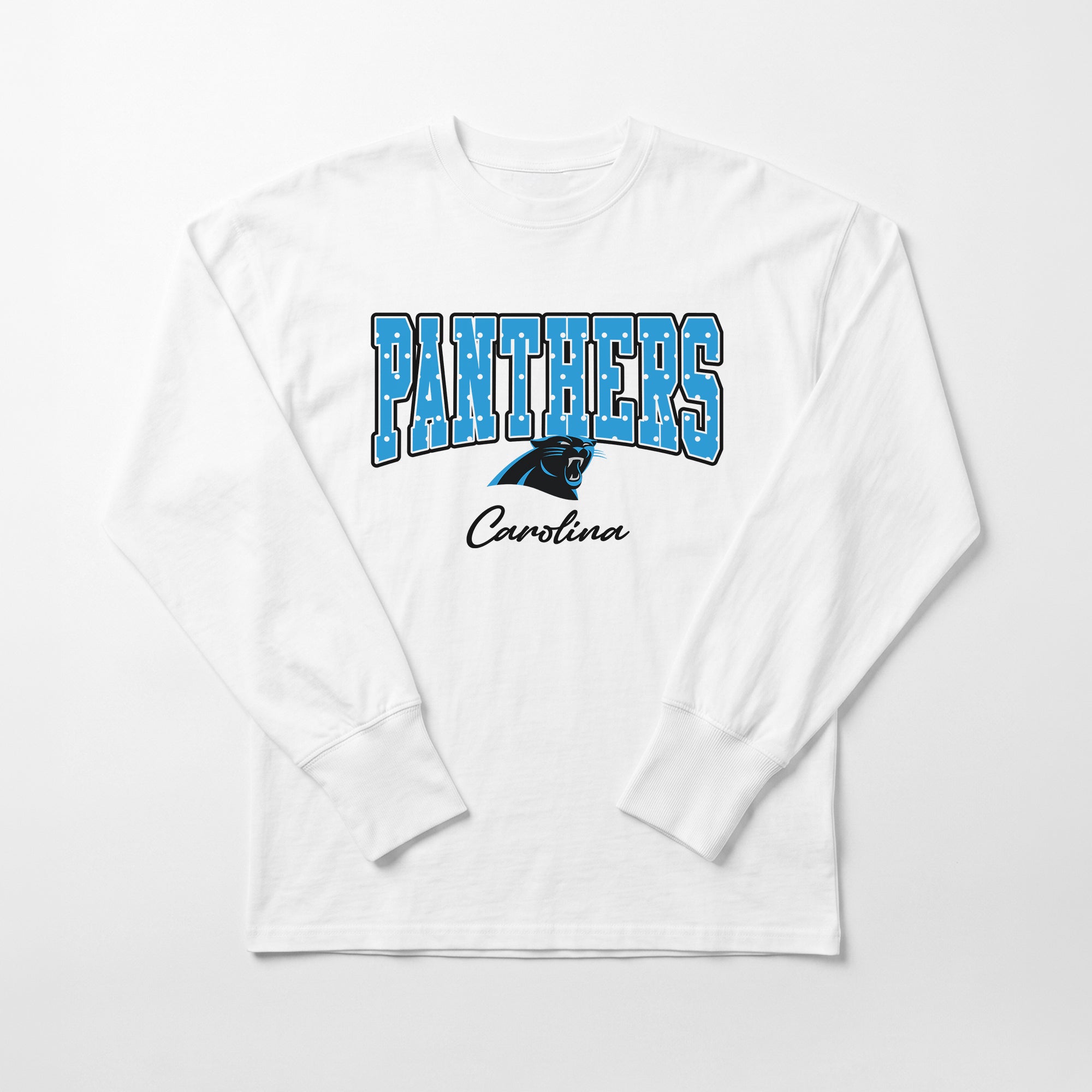 CAROLINA PANTHERS SWEET SPOT OVERSIZED LONG SLEEVE TEE