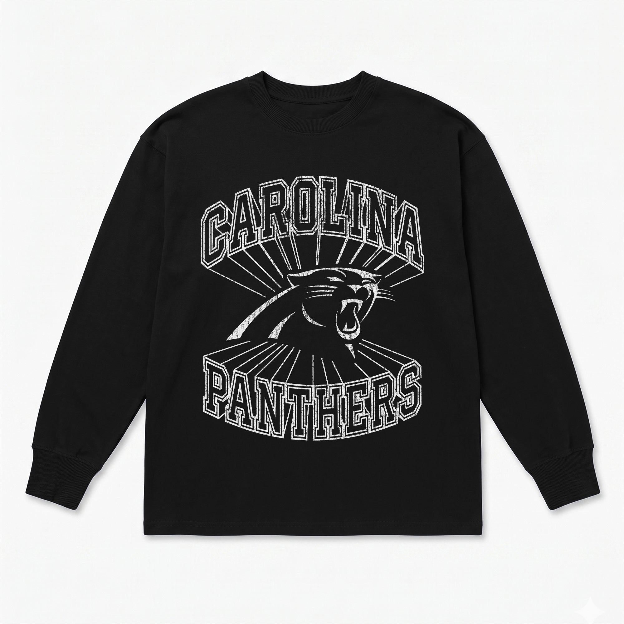 CAROLINA PANTHERS SPOTLIGHT OVERSIZED LONG SLEEVE TEE