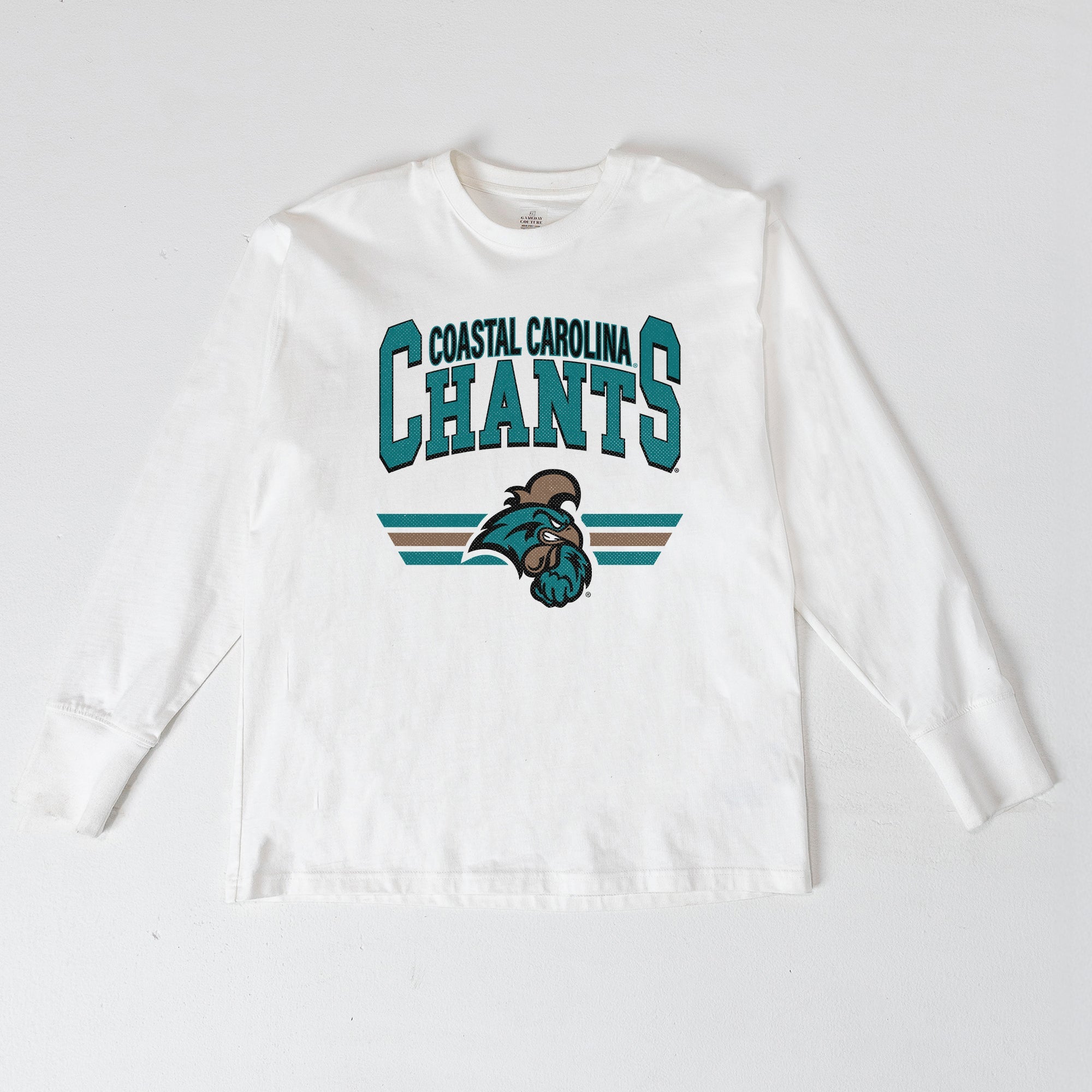 COASTAL CAROLINA CHANTICLEERS SWIFT STRIKE ESSENTIAL RELAXED FIT LONG SLEEVE TEE