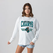 COASTAL CAROLINA CHANTICLEERS SWIFT STRIKE ESSENTIAL RELAXED FIT LONG SLEEVE TEE