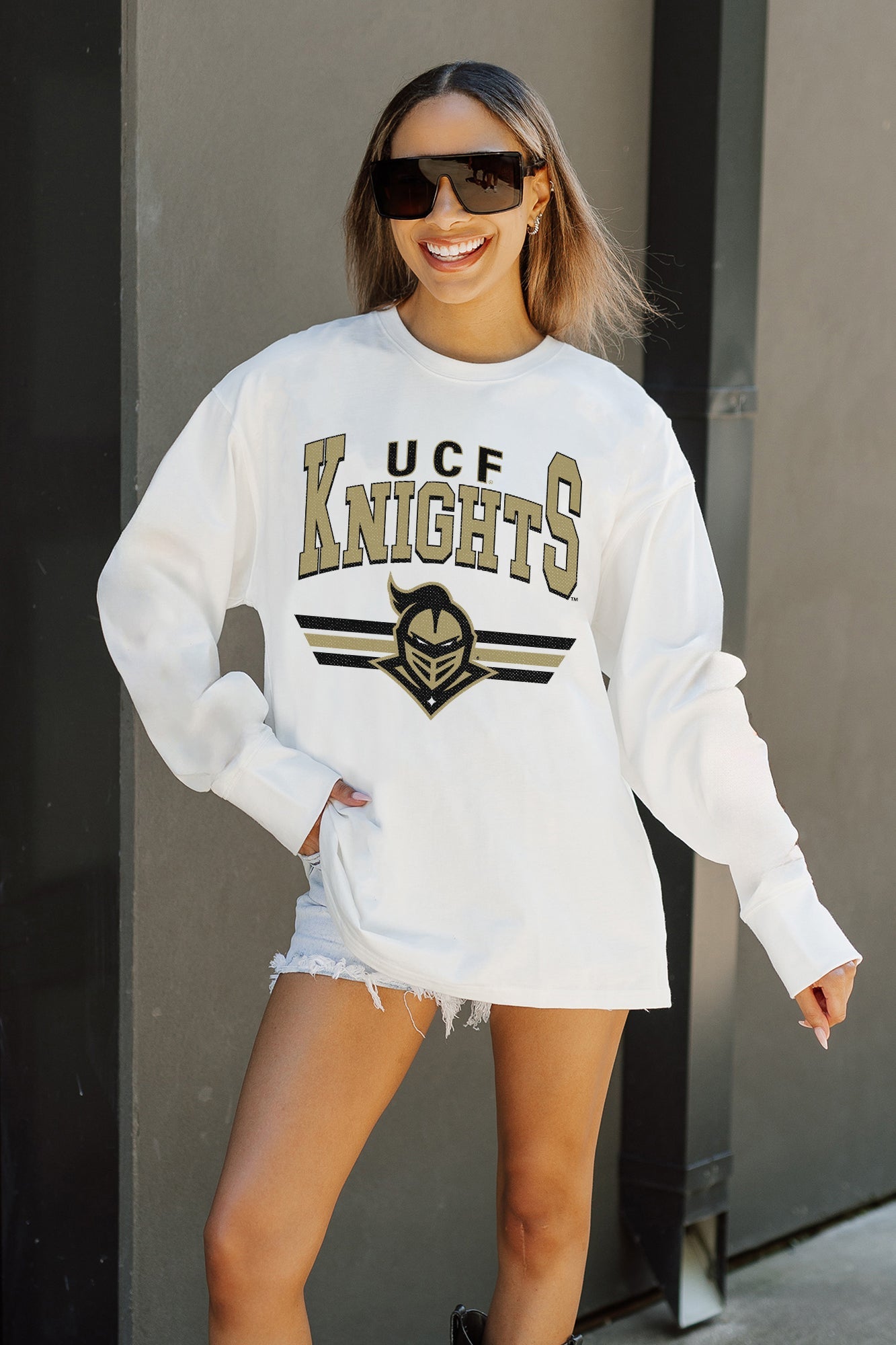 CENTRAL FLORIDA KNIGHTS SWIFT STRIKE ESSENTIAL RELAXED FIT LONG SLEEVE TEE